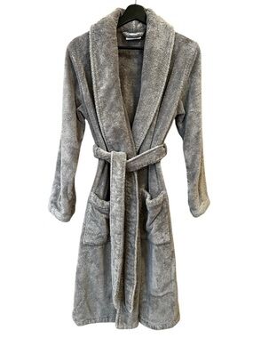 Parachute Cotton Terry Robe Light Grey Size Small Cozy Bathrobe Minimalist